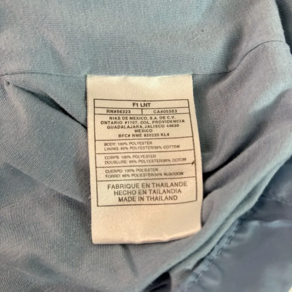 Vintage Nike Windbreaker Jacket With Hood Womens Large (12-14) Full Zip F1 LNT - Picture 5 of 8